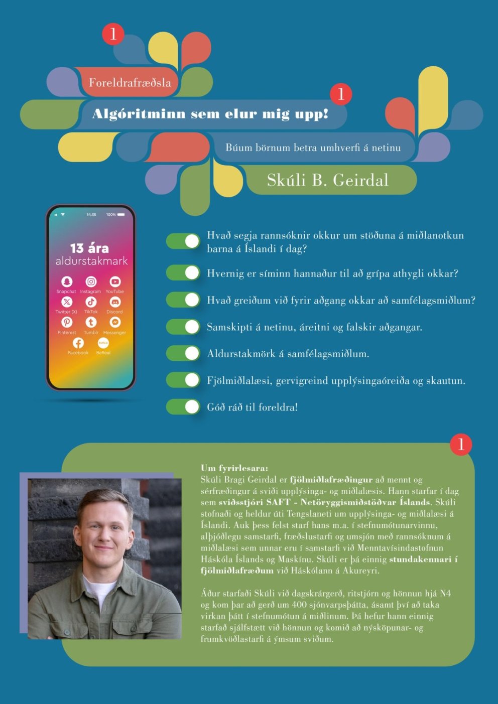 Fræðsla um netöryggi frá SAFT