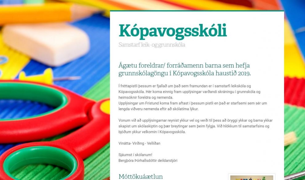 Móttökuáætlun 2019