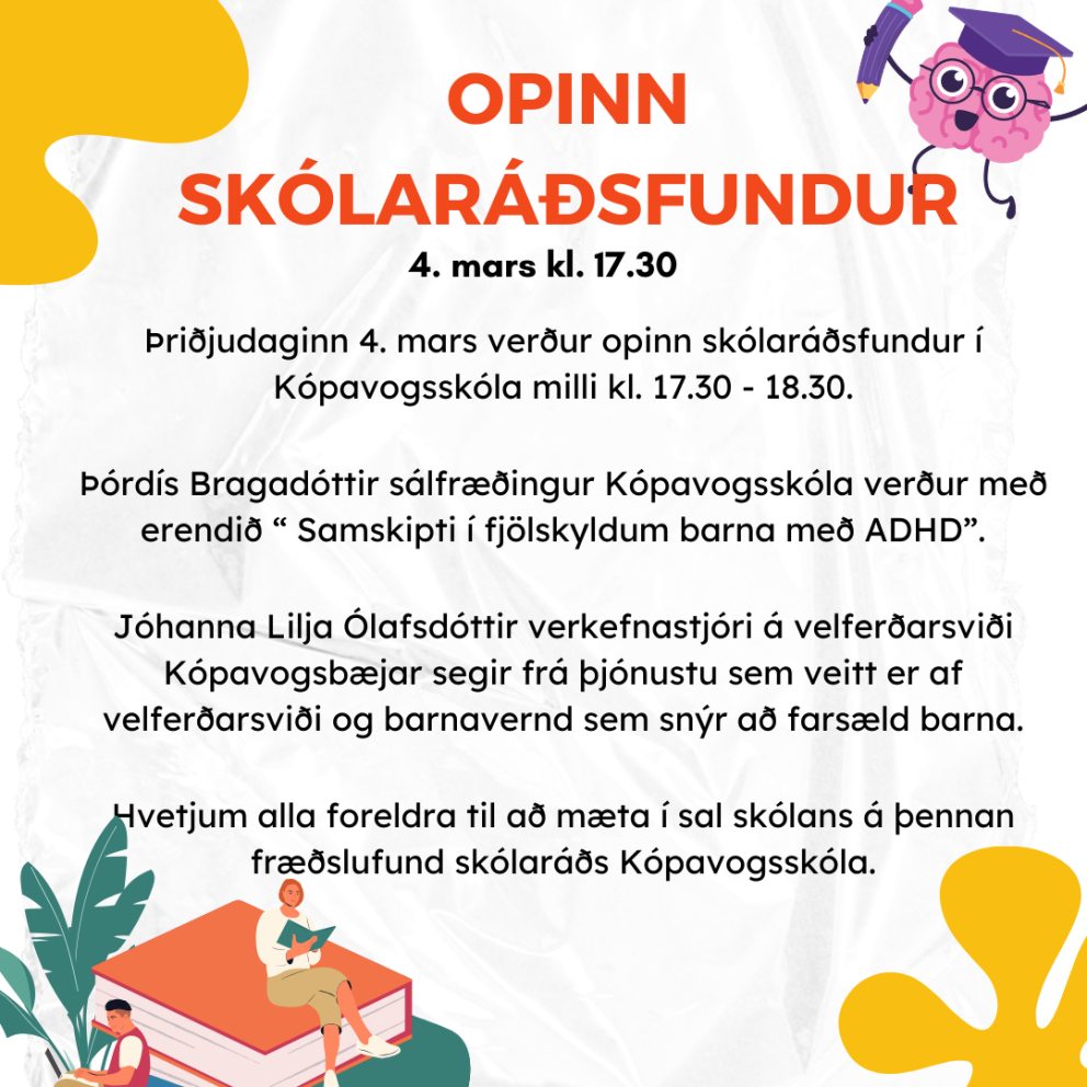 Opinn skólaráðsfundur