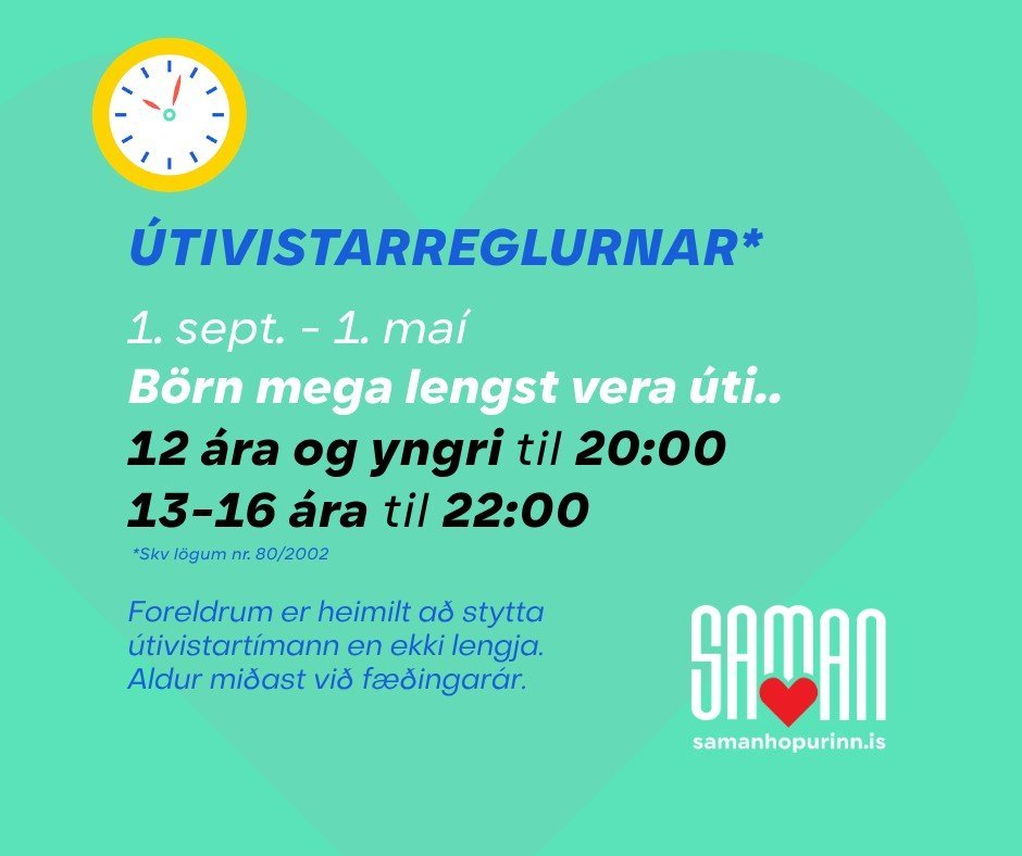 Útivistartími