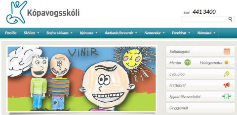 Gamla heimasíða Kópavogskola