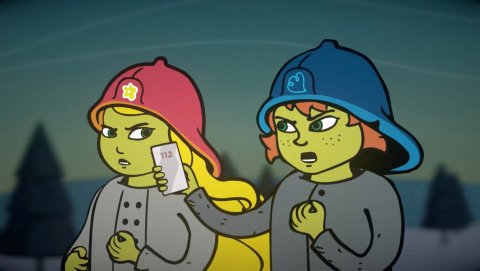 Forsætisráðherra fræðir nemendur skólans um eldvarnir